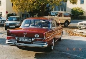 Mercedes 220 S, BJ 1962 vor der Restauration im bayerischen Freising.
